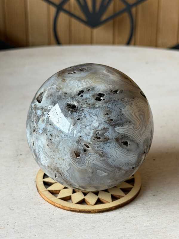 Sphère en agate (0.25kg)