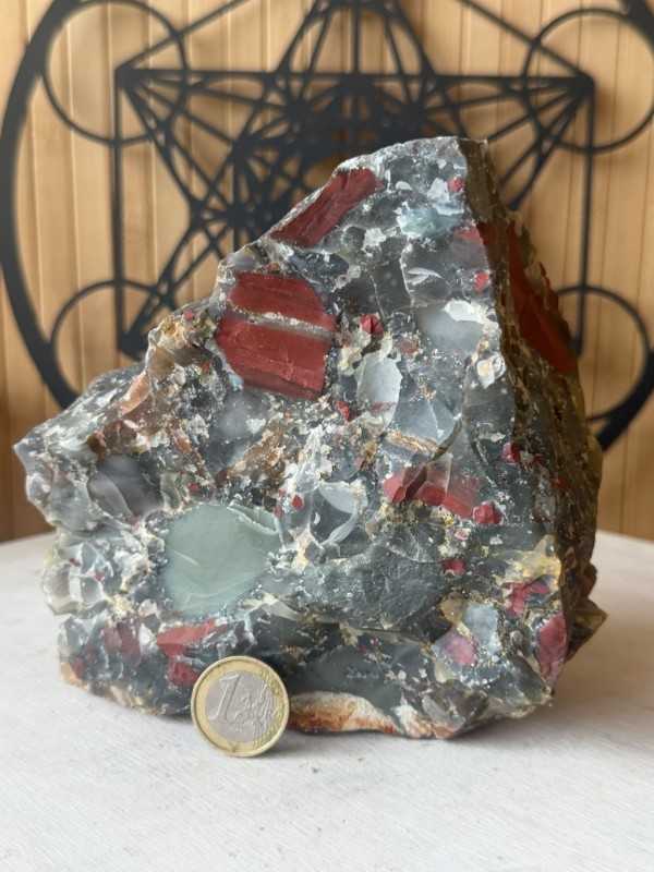 Jaspe héliotrope (1.965kg)