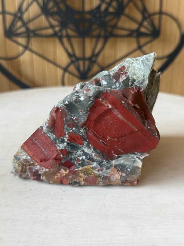 Jaspe héliotrope (0.675kg)