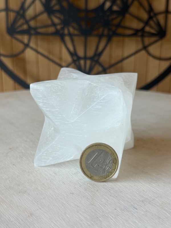Merkaba en sélénite (0.29kg)