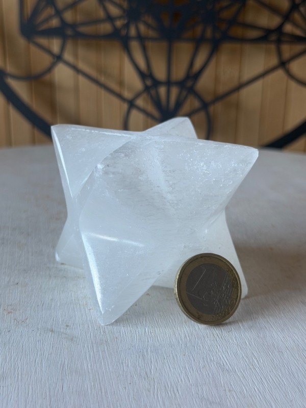 Merkaba en sélénite (0.275kg)