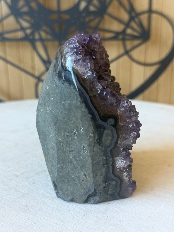 Géode d’ améthyste (0.445kg)