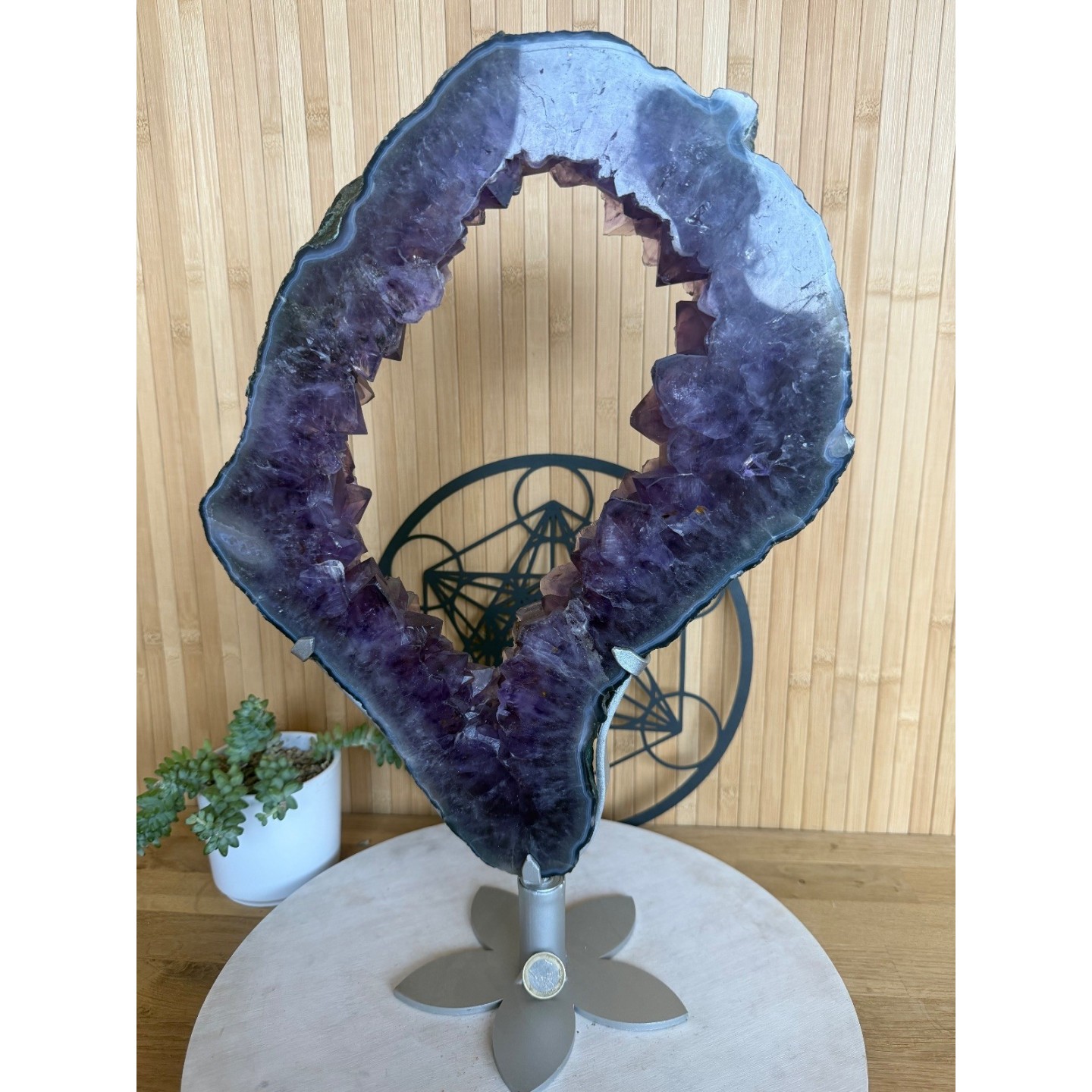 Tranche d’ amethyste