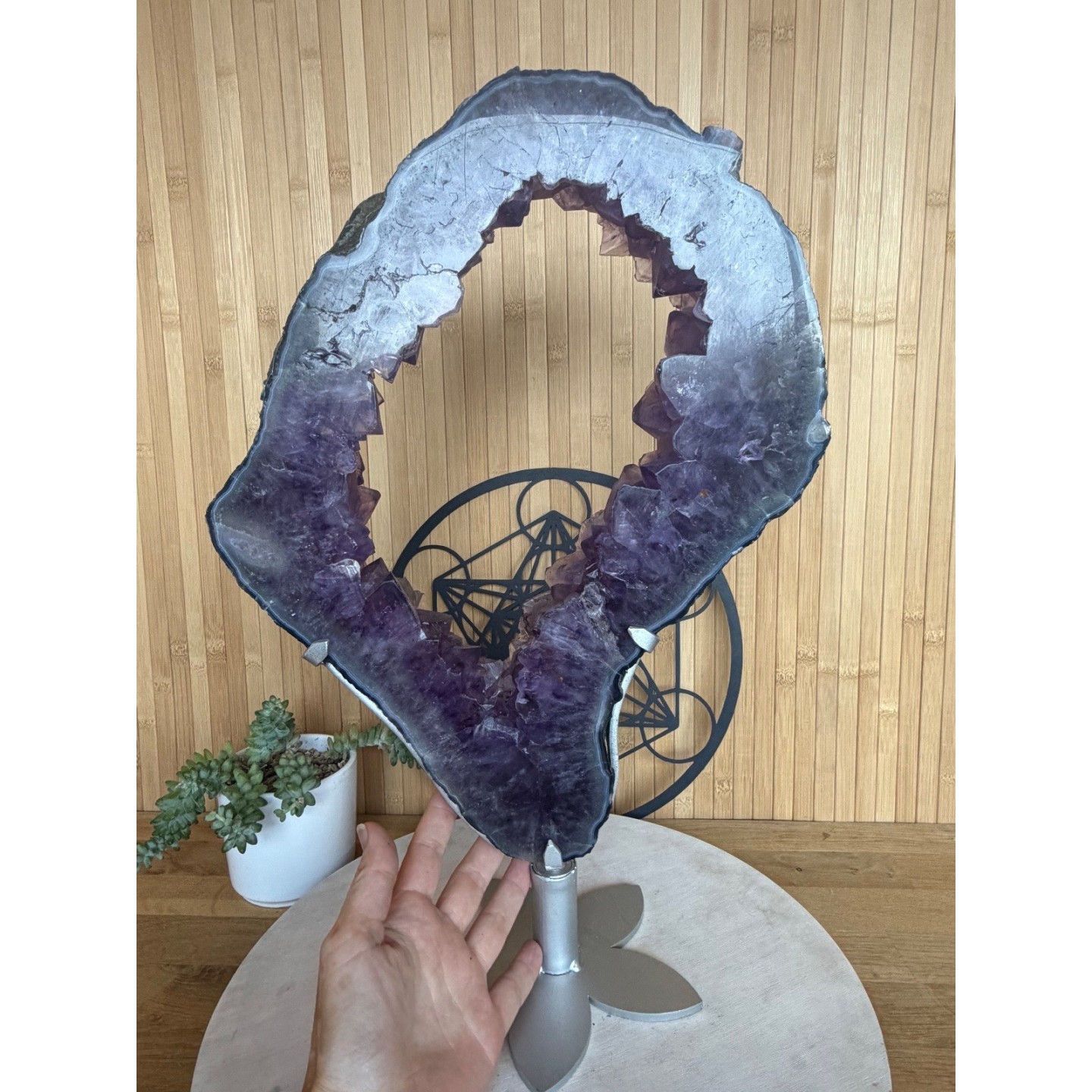 Tranche d’ amethyste