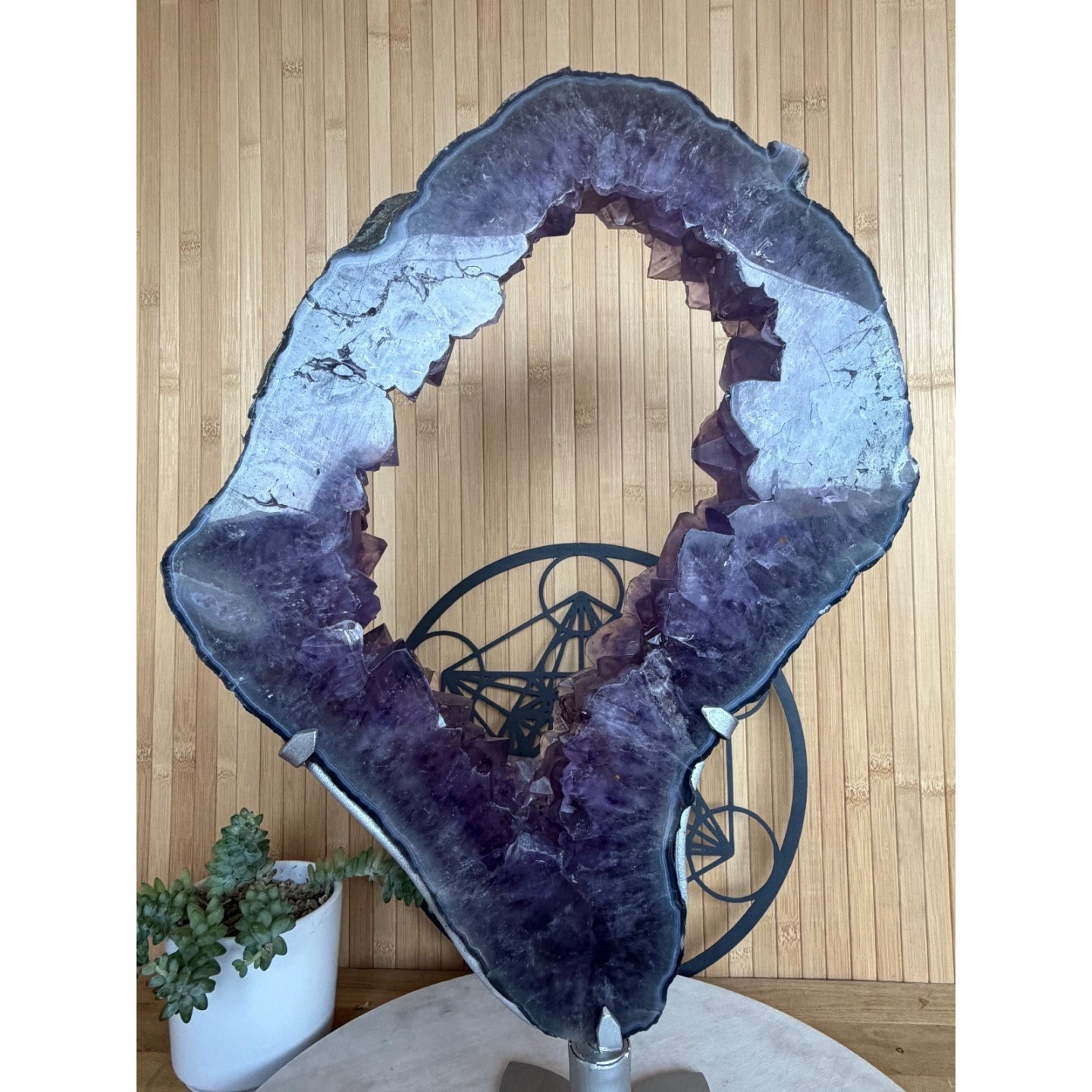 Tranche d’ amethyste