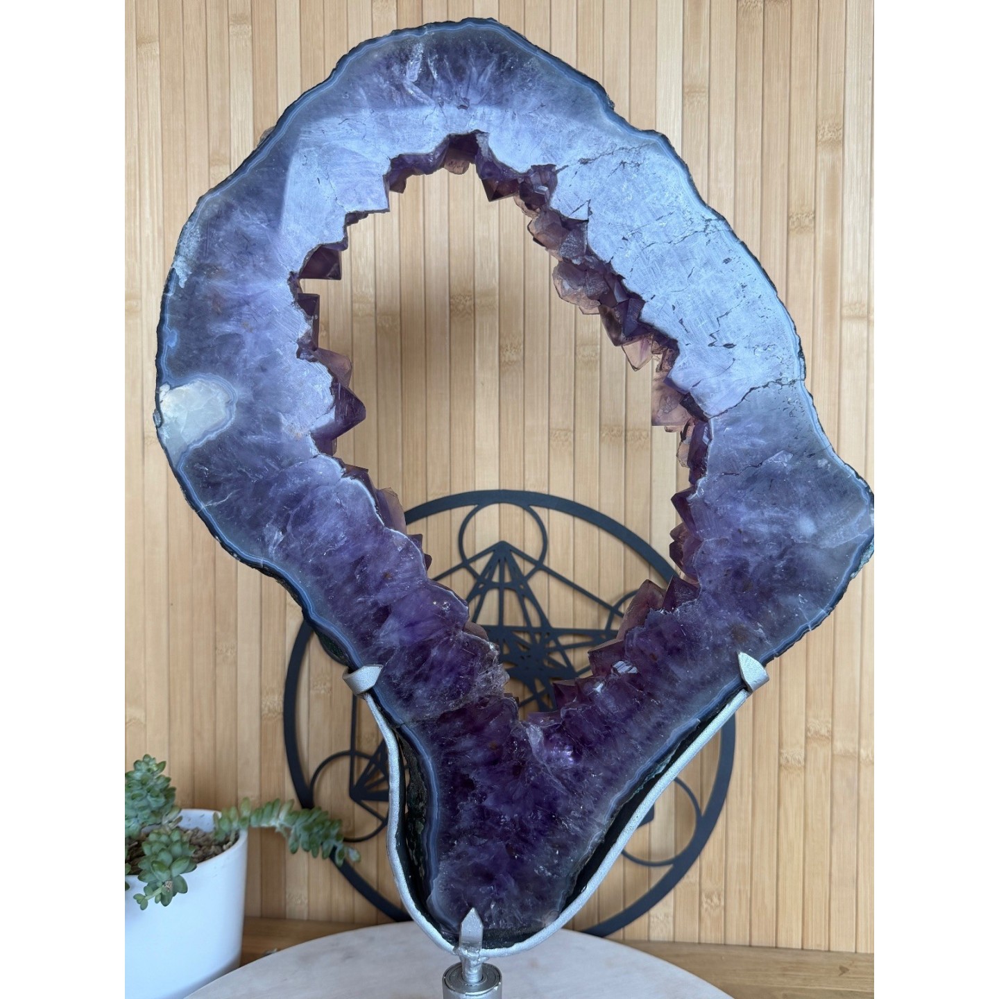 Tranche d’ amethyste