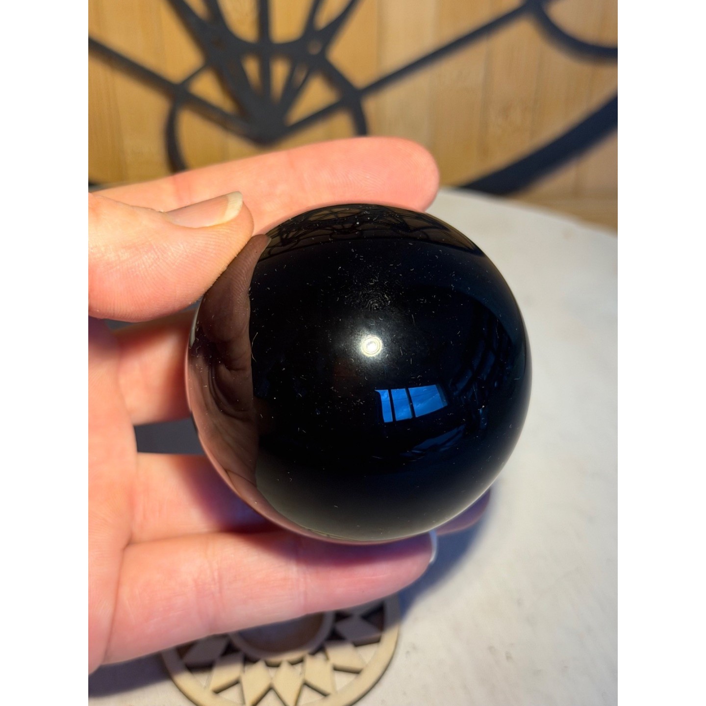 Sphère en obsidienne noire (0.27kg)