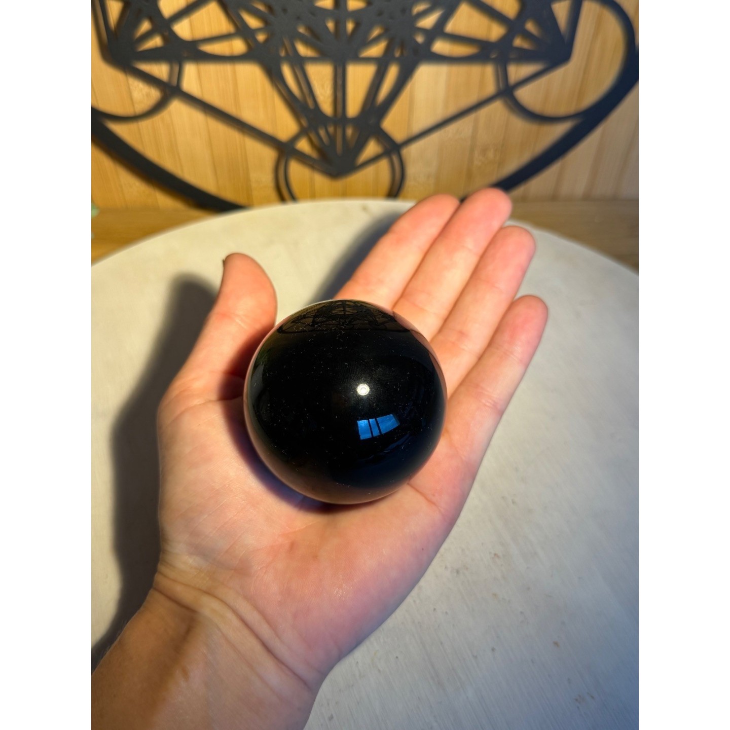 Sphère en obsidienne noire (0.28kg)