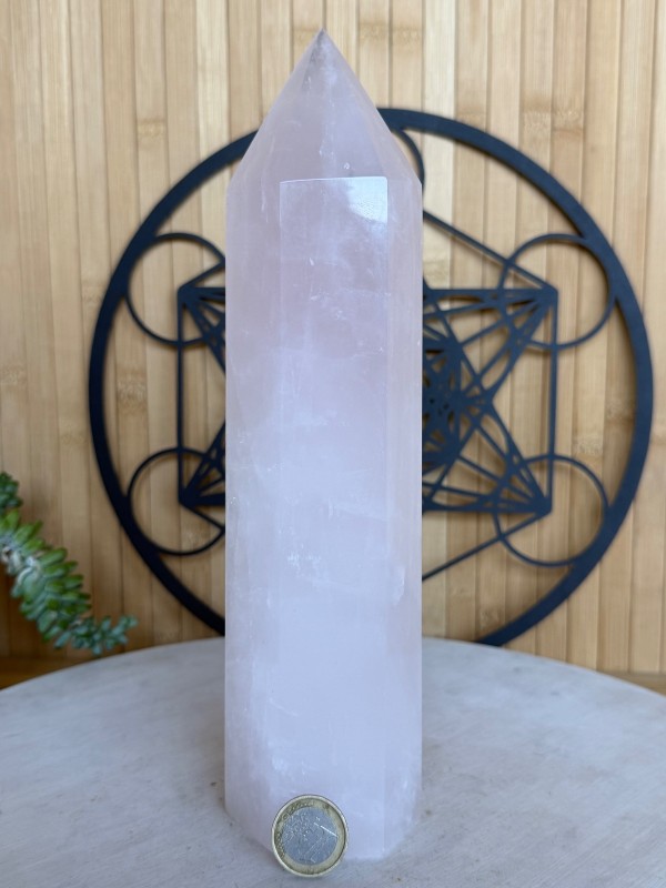 Pointe de quartz rose (1.41kg)