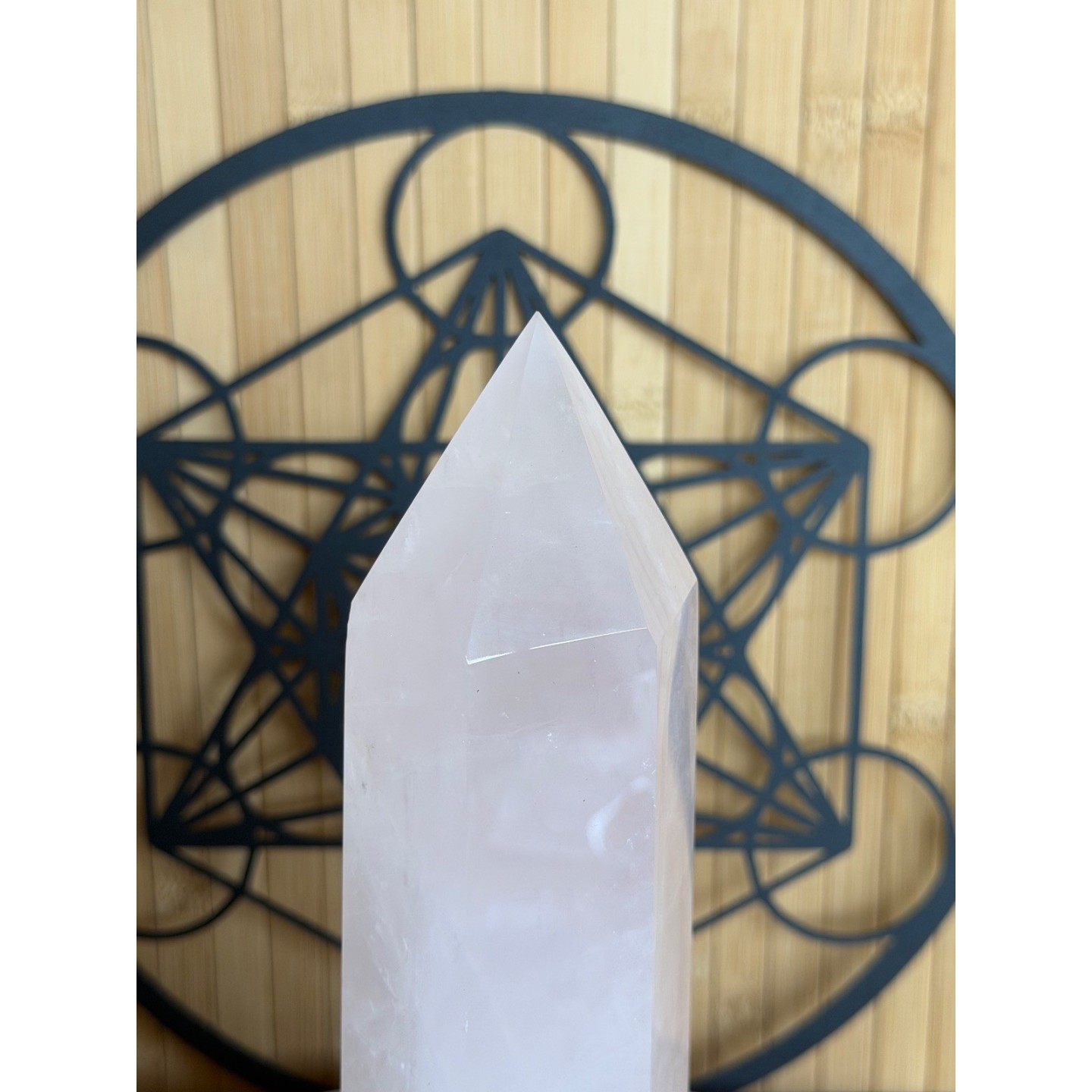 Pointe de quartz rose (1.41kg)