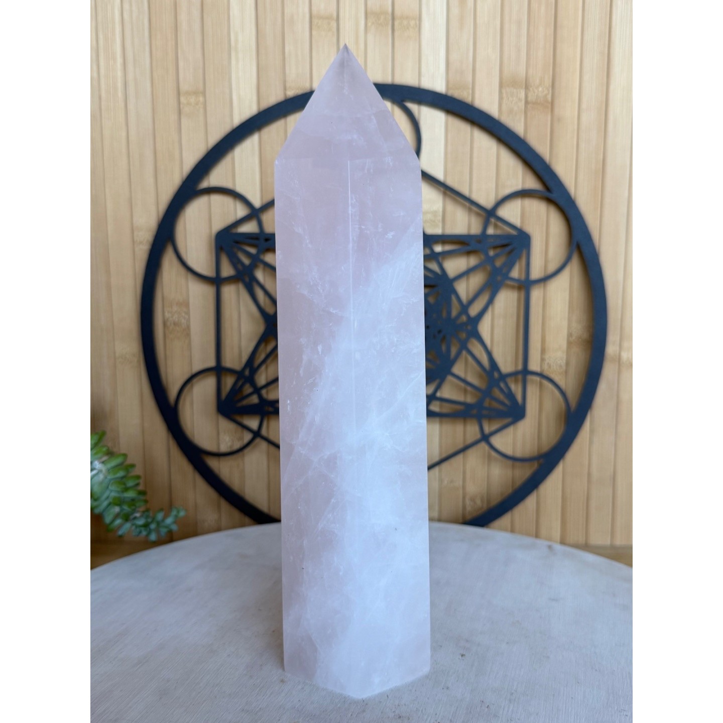 Pointe de quartz rose (1.41kg)