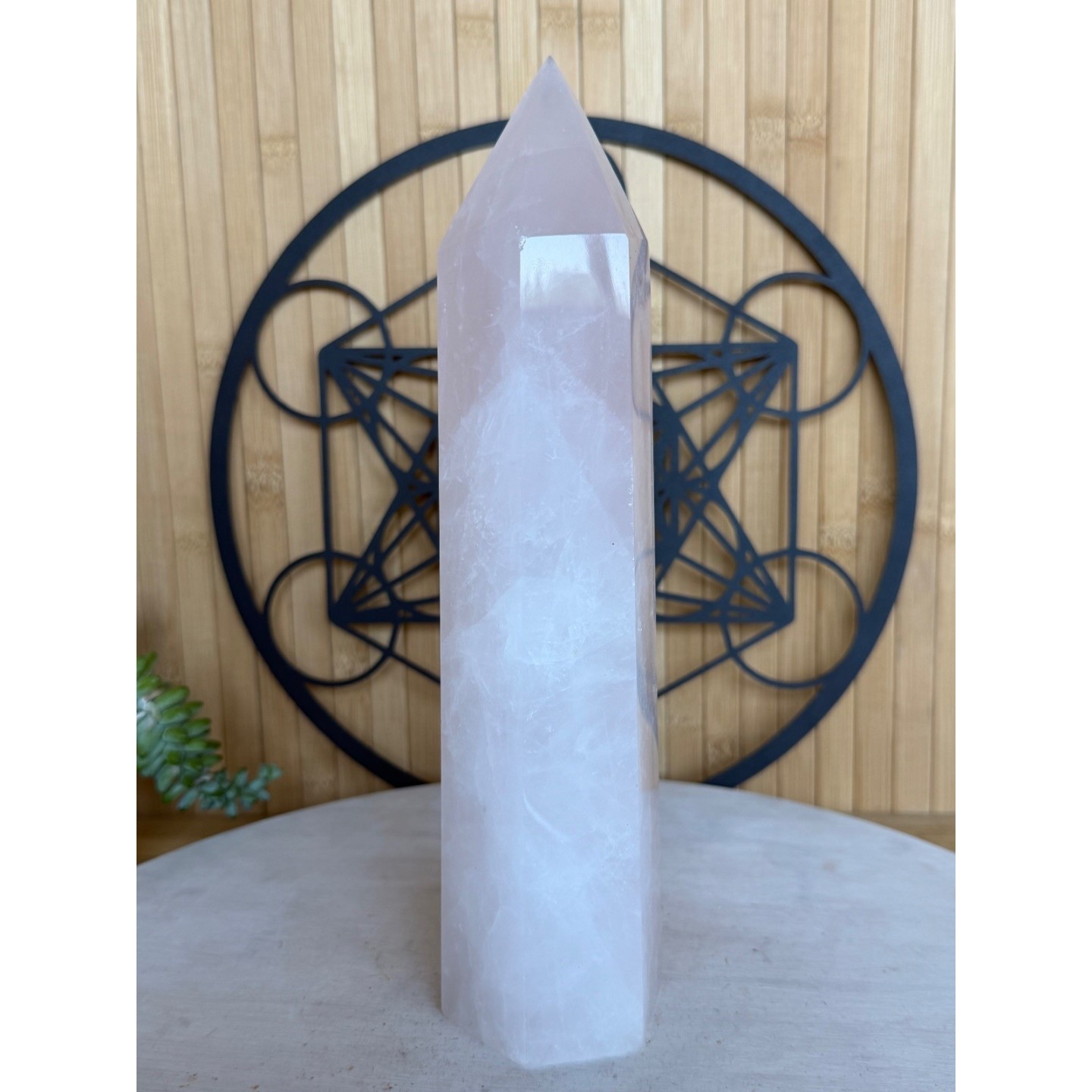 Pointe de quartz rose (1.41kg)