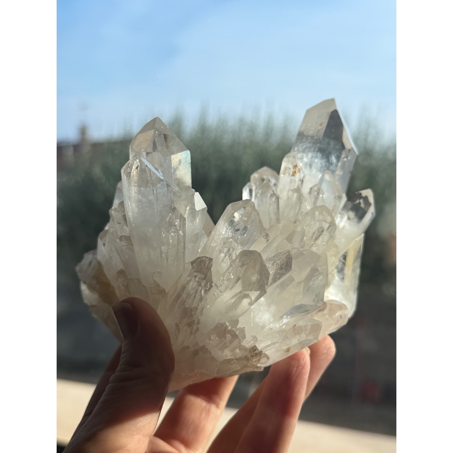 Amas de cristal de roche (0.725kg)