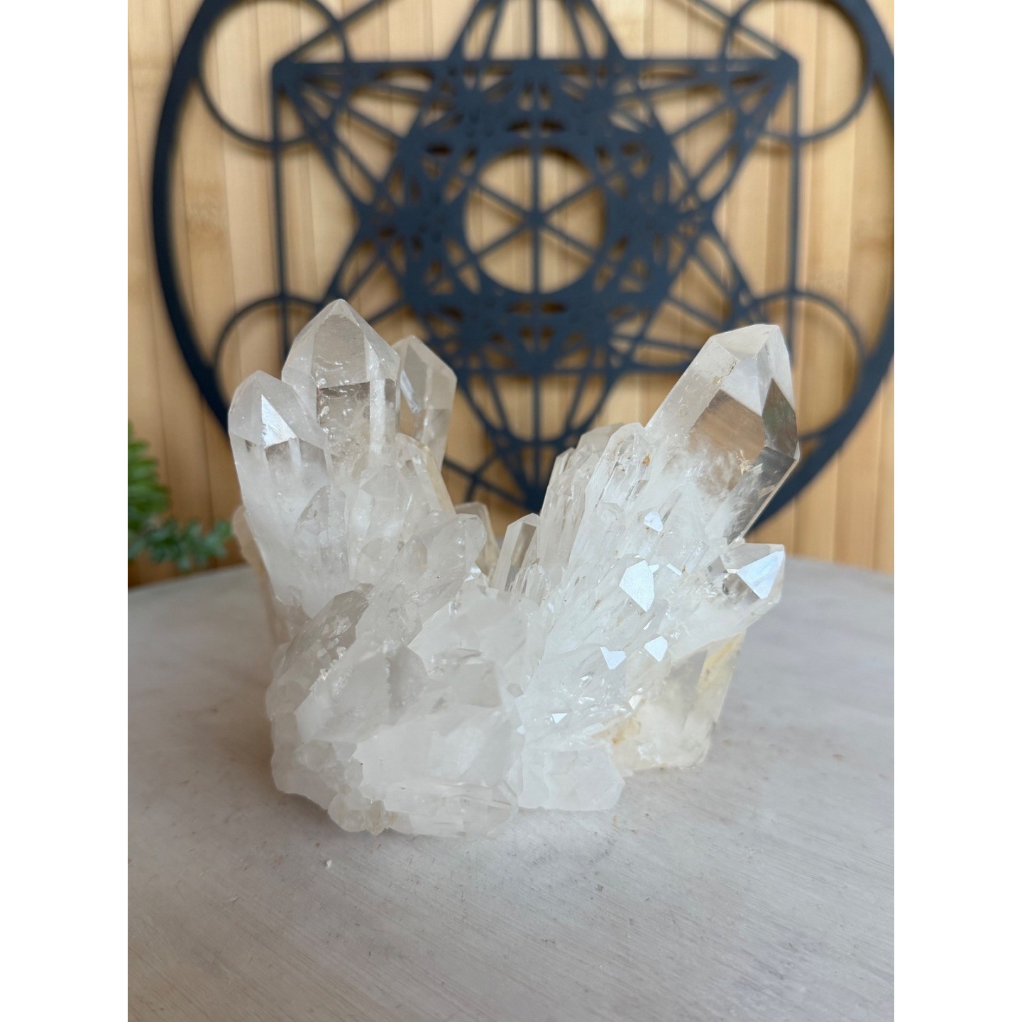 Amas de cristal de roche (0.725kg)