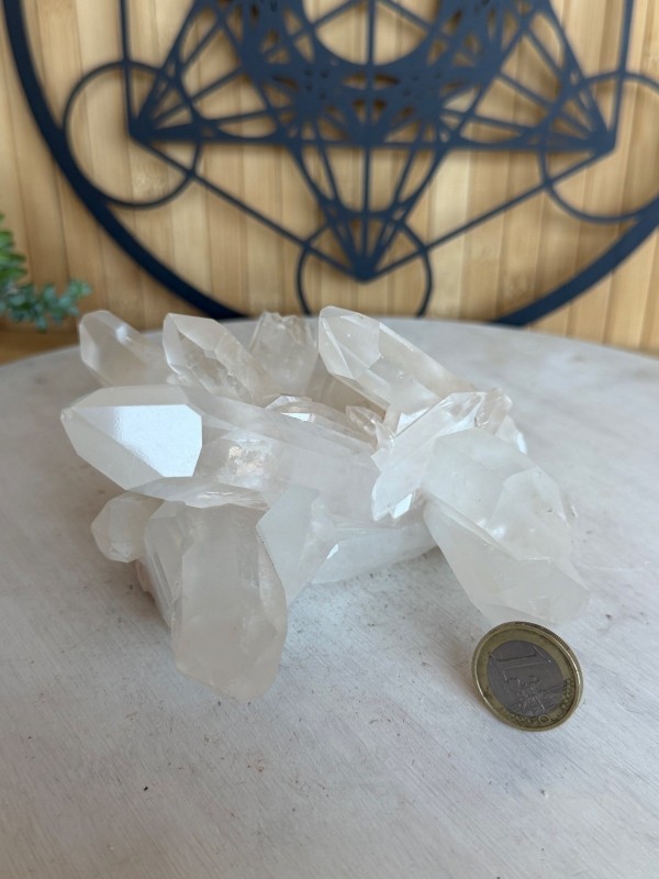 Amas de cristal de roche (0.725kg)