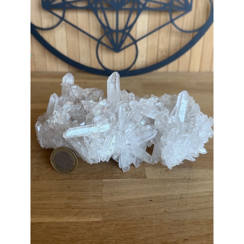 Amas de cristal de roche (0.635kg)