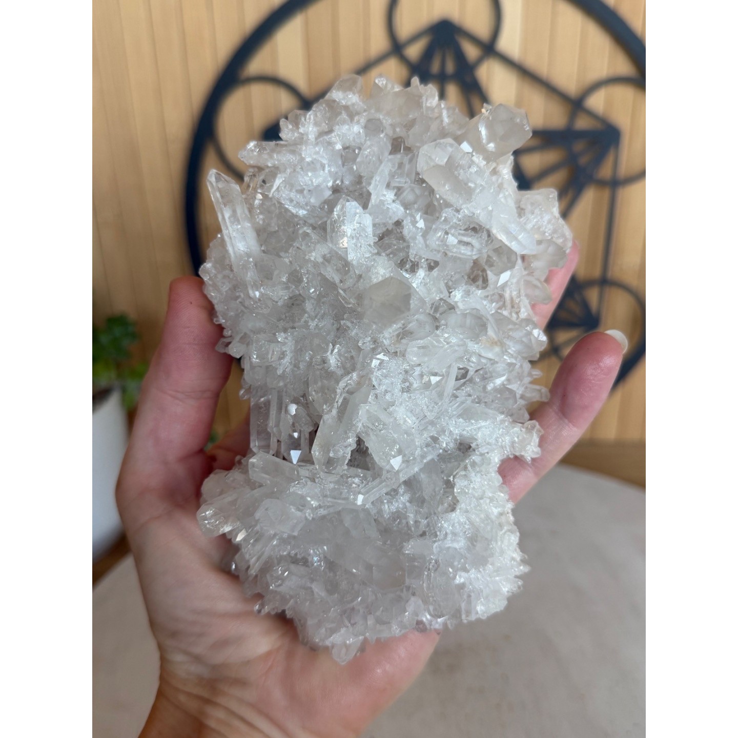 Amas de cristal de roche (0.635kg)