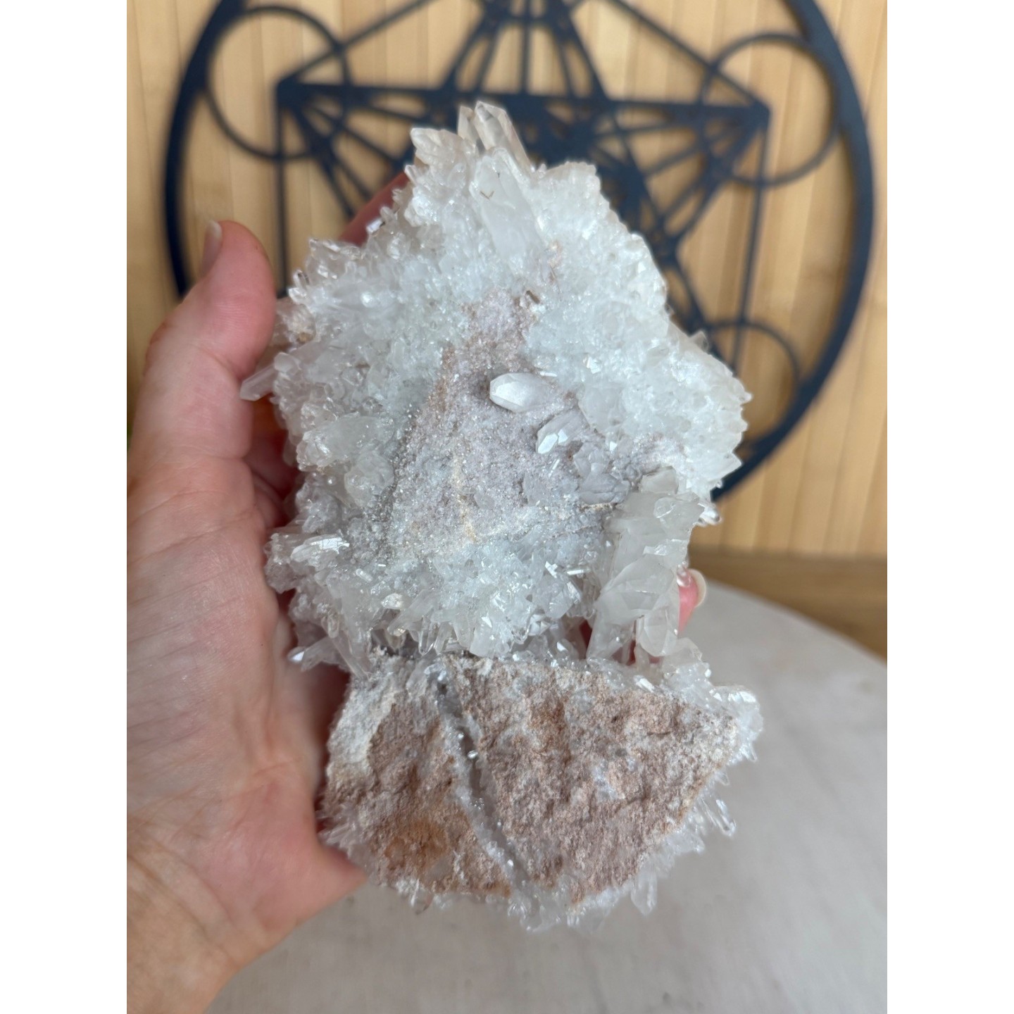 Amas de cristal de roche (0.635kg)