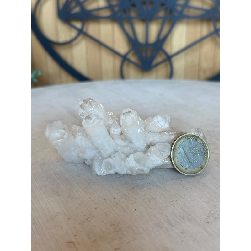 Amas de quartz chandelle (0.118kg)