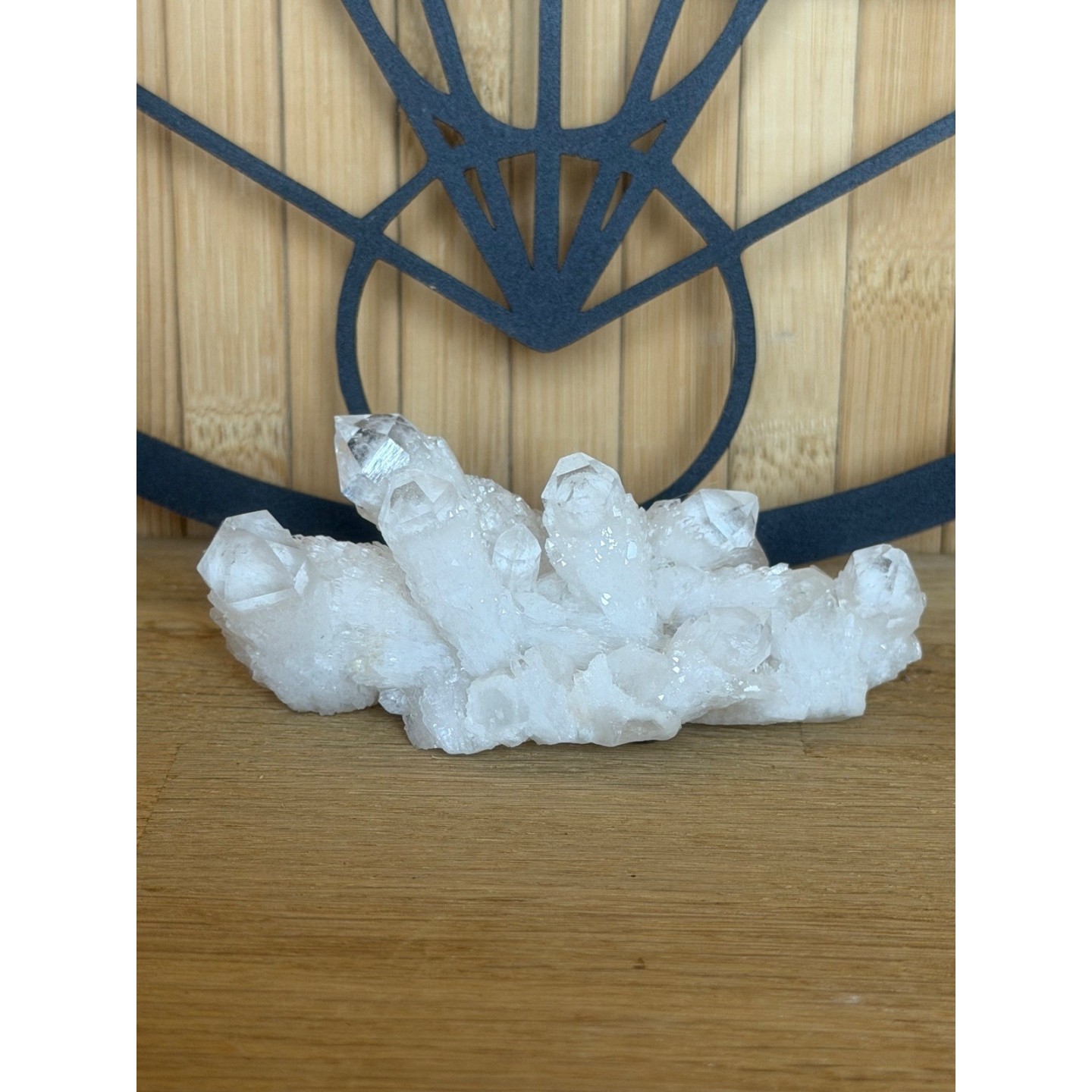 Amas de quartz chandelle (0.118kg)