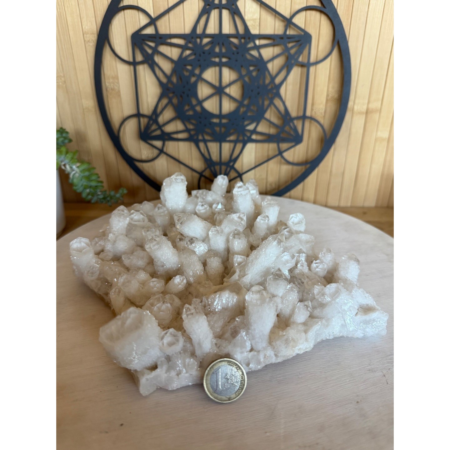 Plaque de quartz chandelle (1.95kg)