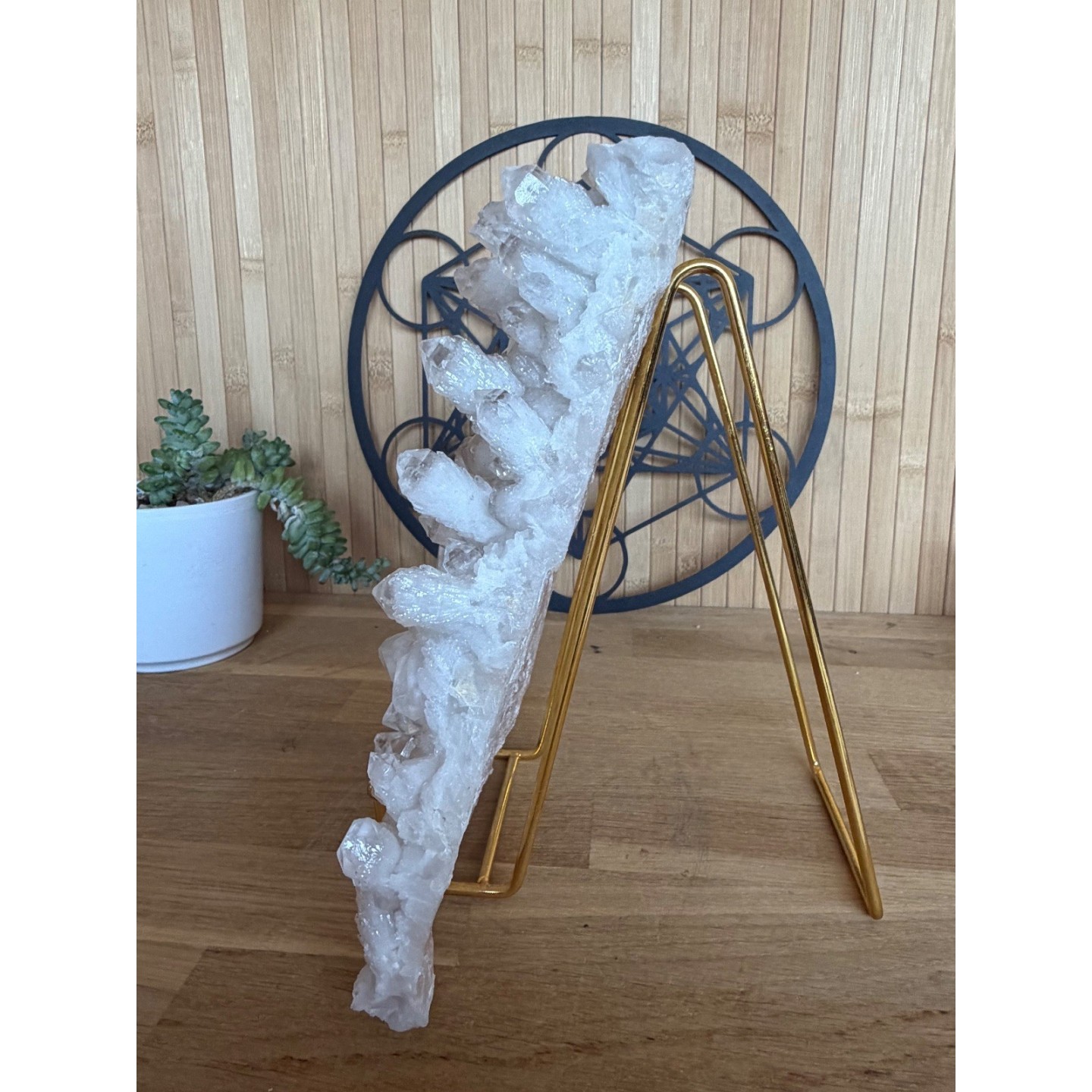 Plaque de quartz chandelle (1.95kg)