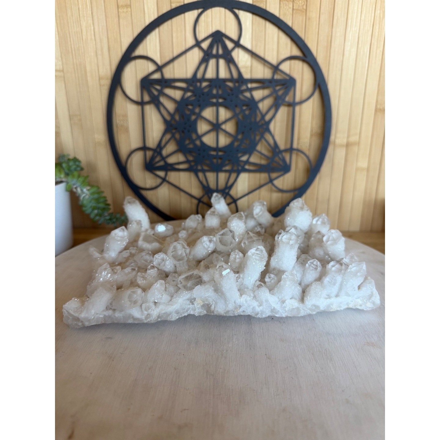 Plaque de quartz chandelle (1.95kg)