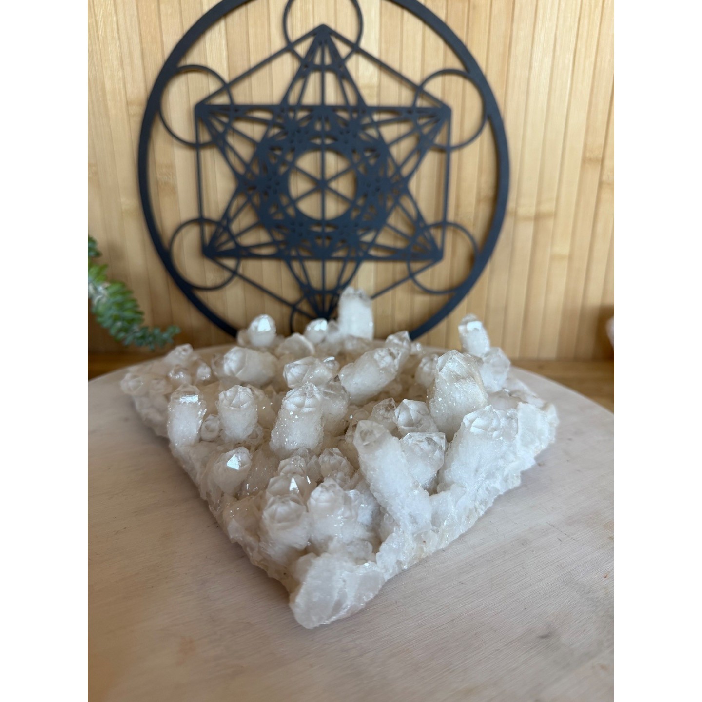 Plaque de quartz chandelle (1.95kg)