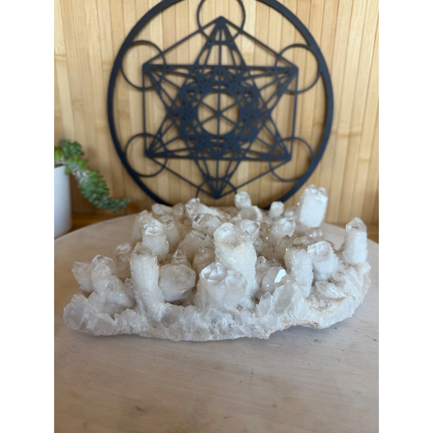 Plaque de quartz chandelle (1.95kg)