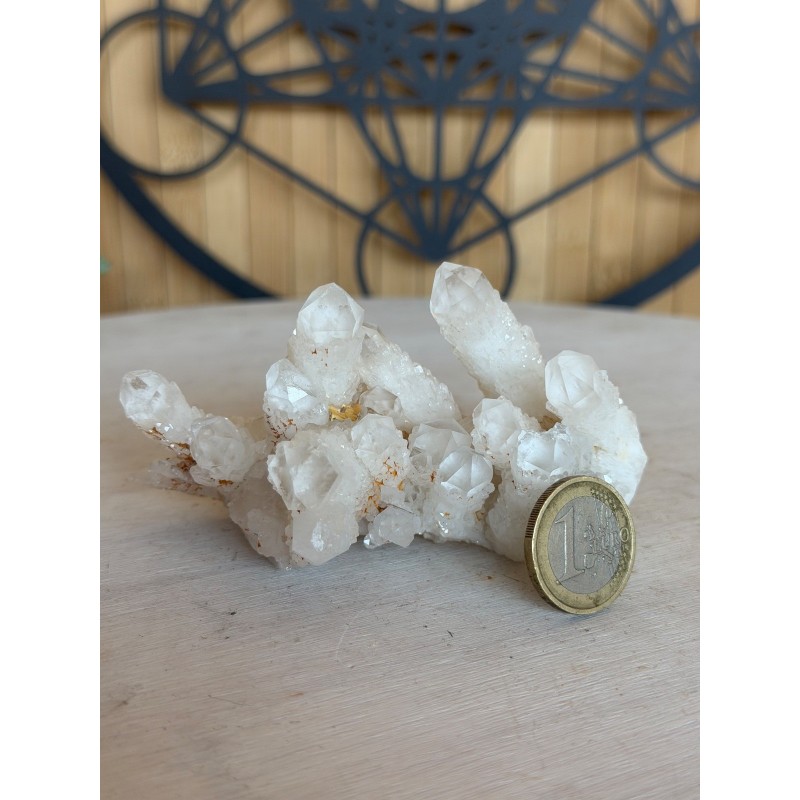 Amas de quartz chandelle (0.155kg)