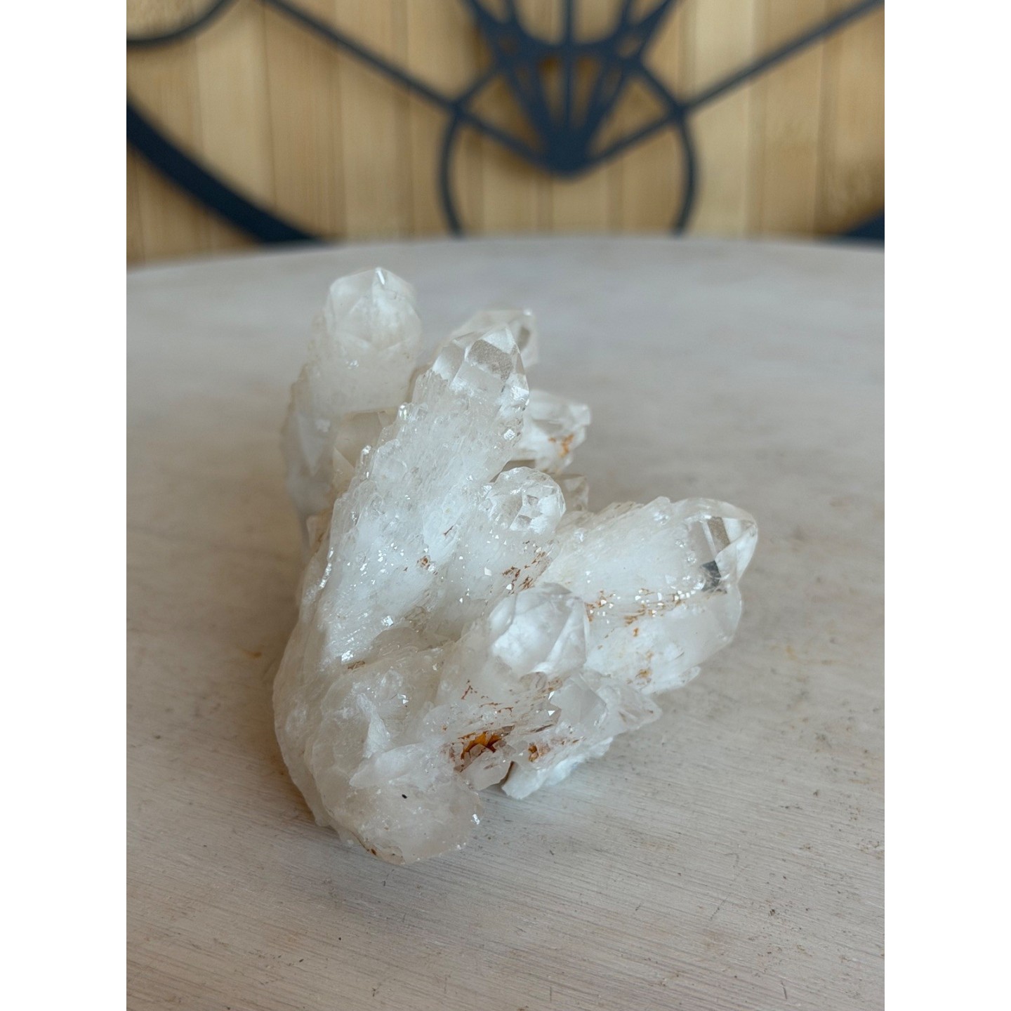 Amas de quartz chandelle (0.155kg)
