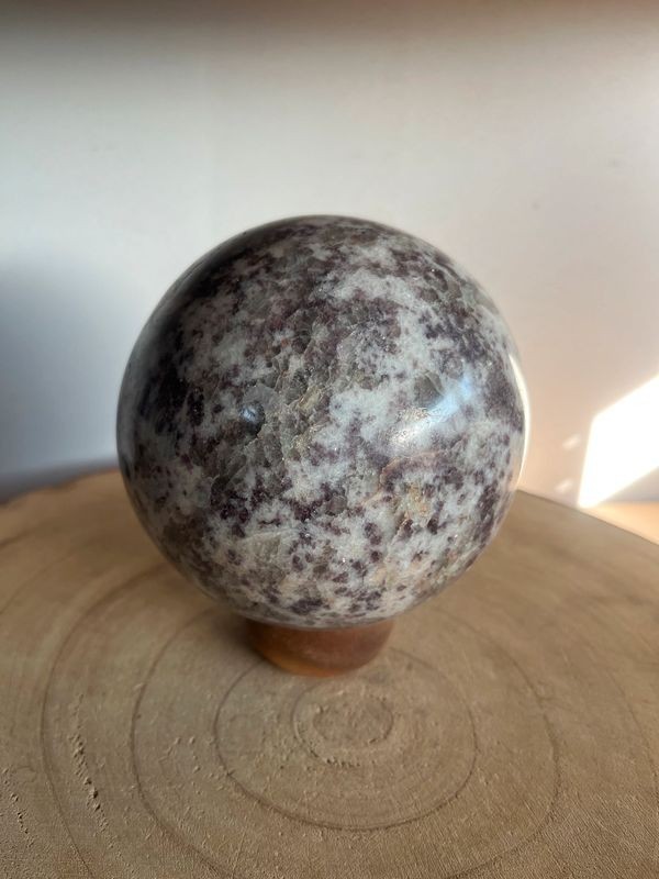 Sphère lepidolite