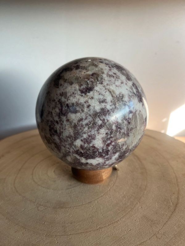 Sphère lepidolite