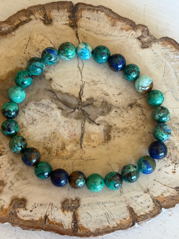 Bracelet en azurite et malachite (0.02kg)