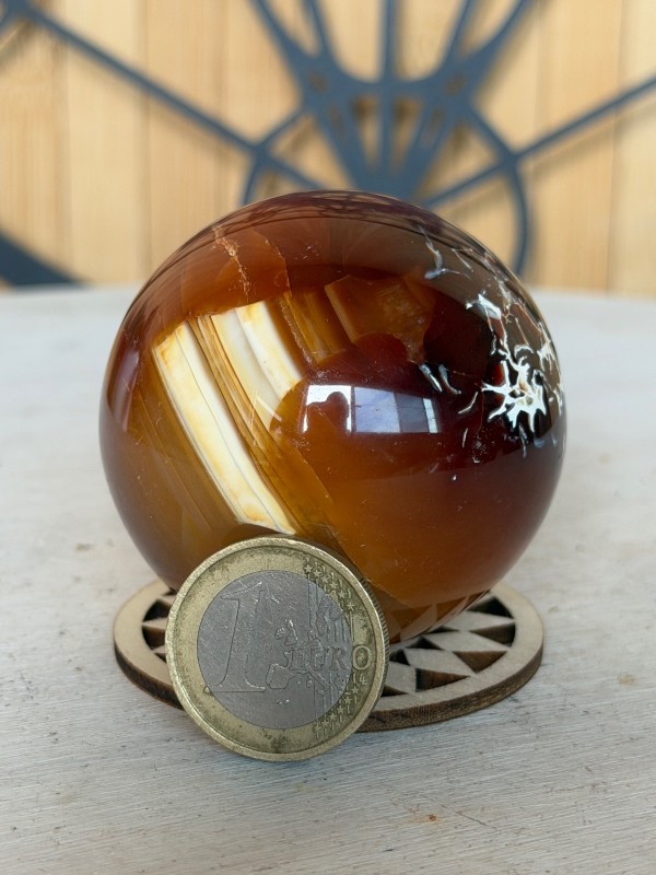 Sphère en cornaline (0.194kg)