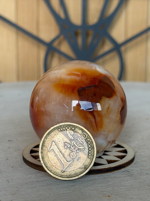 Sphère en cornaline (0.108kg)