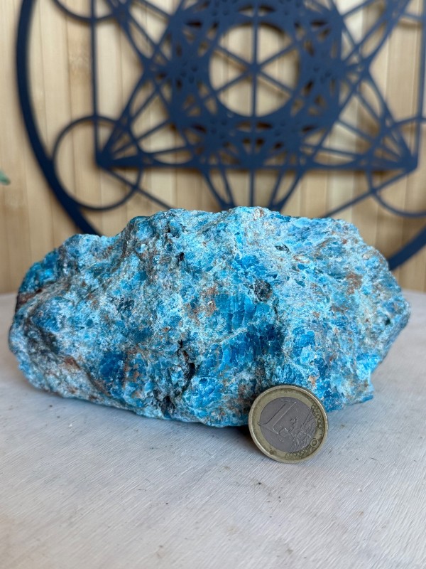 Apatite bleue brute (1.14kg)